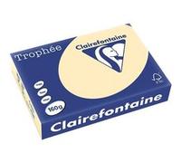 Clairefontaine Ramette de papier Trophée G A4 Chamois 160 g Impression 250 feuilles