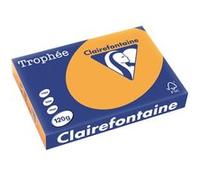 250 Feuilles A4 - 120G - Couleurs Pastels - Clémentine - Trophée Clairefontaine G