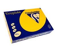 Ramette de papier - A4 - Jaune tournesol - 80g - 500 feuilles - Clairefontaine Trophée Jaune G