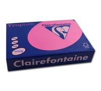 Clairefontaine Carte craft 100 pages A4 fuschia rose lisse 160gsm imprimée