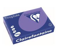 Clairefontaine Trophée - 209 microns - lilas intense - A4 (210 x 297 mm) - 160 g/m² - 250 feuille(s) zéro plastique - papier teinté