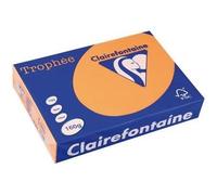 Ramette de papier - CLAIREFONTAINE - 1042 - A4 160g - Couleur Clémentine - 250 feuilles