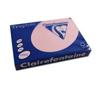 Ramette de papier - CLAIREFONTAINE - 1210 - A4 120g - Rose - Paquet de 250 feuilles