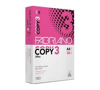 Ramette papier A4 80g Fabriano Copy 3 - 500 feuilles - Blanc - Lot de 5