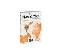 Ramette papier A4 Navigator 500 feuilles perforées 4 trous 80g - Blanc
