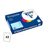 Ramette papier couleur Clairefontaine Trophée couleurs pastel A3 80 gr - 500 feuilles - bleu