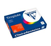 Ramette papier couleur Clairefontaine Trophée couleurs vives A4 80 gr - 500 feuilles - rouge vif