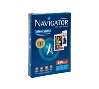 Navigator 381377 Ramette 250 feuilles blanc Office Card A4 160gr pour Imprimante couleur/jet d'encre/laser/copieur