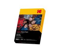 Kodak Papier photo 9891094 – 100 feuilles 180 g/m² Brillant A6 (10x15 cm) Jet d'encre