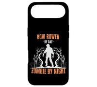 Rameur à Arc Le Jour, Zombie la Nuit, Aviron Amusant pour Halloween Coque pour iPhone Air
