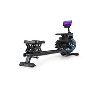 Rameur à eau Flow M2 Noir - Réglage sur 6 niveaux - Roulettes