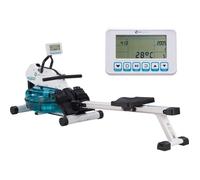 Rameur à eau - HMS ZW1600 - Résistance à eau - Écran LCD - Pliable et transportable