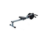 Rameur d'appartement appareil de Fitness et musculation cardio training écran LCD multifonction acier gris et noir