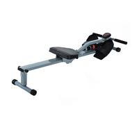 Rameur D'appartement Appareil De Fitness Et Musculation Cardio Training Écran Lcd Multifonction Acier Gris Et Noir Neuf 48 Noir