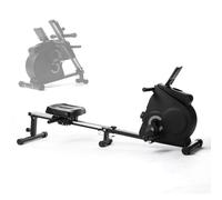 Rameur d'Appartement avec 8 Niveaux de Résistance Réglables, Appareil de Musculation pour Corps Entier, Équipement d'Entraînement Intérieur pour Salle de Gym à Domicile