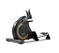Rameur d'Appartement Pliable HS-095R Spike, 16 Niveaux de Résistance Magnétique, Ecran LCD et Support Tablette, Roue d'Inertie 16 kg, max. 150 kg