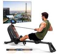 Rameur Electromagnétique - Auto-alimenté - MERACH - 16 Niveaux de Résistance - Compatible APP - Écran LED - Max 150Kg