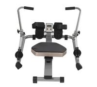 Rameur hydraulique à double barre - Rameur hydraulique - Pour exercices de cardio - Pliable - Fitness