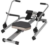 Rameur hydraulique mobile réglable pour cardio pliable avec écran LCD, coussin doux pour salles de sport, maisons privées, entreprises, club de fitness