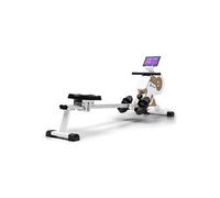Rameur magnétique - Capital Sports Stream M1 - 105 cm - Ecran LCD - 8 niveaux - Blanc