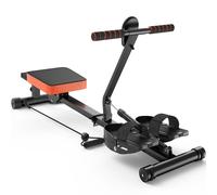 Rameur Magnétique À 12 Niveaux Avec Affichage Led, Rail Coulissant Silencieux, Machine De Sport Maison