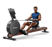 Rameur Magnétique Auto-Alimenté - MERACH - 16 Niveaux - APP Exclusive/BLUETOOTH - Écran LED - 180 kg - Résistance Max 60 kg-bois FSC