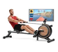 Rameur Magnétique Maison - METTLEMATIC - Modèle standard - Bluetooth - 16 niveaux résistance - Capacité 150 kg