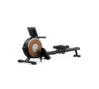 Rameur magnétique MERACH Q1S 16 niveaux de résistance capacité de 158kg double rail écran LCD compatible avec les applications réglage électrique