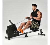 Rameur magnétique pour la Maison - capacité de Guerrier de 300 LB, résistance silencieuse à 8 Niveaux et Tracker de Performance LCD, allumez Votre révolution de Fitness !