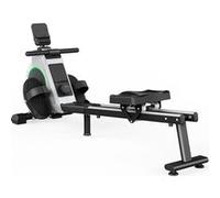Rameur magnétique silencieux Formill QK530 avec 16 niveaux de résistance, application connectée, double courroie et design pliable compact pour une salle de sport à domicile QK-530