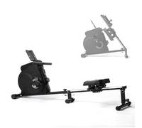 Rameur Pliable avec 8 Niveaux de Résistance Réglables, Rameur d'Appartement Silencieux, Appareil de Musculation pour Corps Entier, Équipement d'Entraînement Intérieur