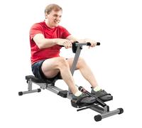 Rameur pliable pour la maison - Appareil de sport multifonction pour le cardio et la musculation - Avec 12 niveaux de résistance et moniteur LCD - Charge maximale : 120 kg