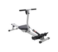 Rameur pour la maison, rameur d'appartement avec 12 niveaux de résistance, pliable, rameur ultra silencieux pour un ajustement confortable, entraîne tout le corps, le ventre, le dos, affichage LED