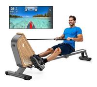 Rameur pour la maison - VOWVIT - Modèle Bluetooth - Magnétique 16 niveaux - Charge 160 kg - Rangement vertical