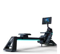 Rameur Premium Sportstech pour la Maison avec écran Tactile, avec 1 an d'App STL Incluse, Marque Allemande, appli avec Cours & entraînements, rameur Pliable avec Technologie LED, sRow