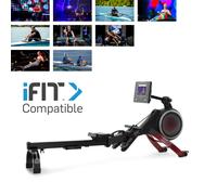 Rameur Pro R10 Connecté Ifit / Écran Tactile Hd 10" / 24 Niveaux De Résistance Noir