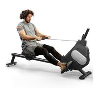 Rameurs D'Appartement Magnétique, Rameur Magnétique 16 Niveaux Avec Affichage Led Rail Coulissant Silencieux