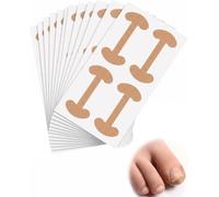 RAMGLYO 100 Pièces Correcteur Ongle Incarné, Pansement Élastique de Correction, Patch Autocollant de Redressement pour Gros Orteil, Traitement de la Douleur à la Maison