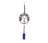 RAMGLYO Arbre de Vie, décoration Suspendue pour rétroviseur intérieur, Pierres 7 Chakras, Pendentif Cristal de guérison, Accessoires Voiture intérieur, Reiki, Porte-Bonheur, méditation(C)