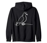 Ramier Brun Ornithologue Sweat à Capuche