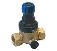 Raminex 312 compact réducteur de pression avec filtre intégré et raccord manomètre bi.dr. 3/4 x3/4 dn20 avec homologation dvgw et wras 402001