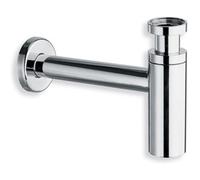 Raminex Round gobelet siphon design 1 1/4 x32mm aspect acier inoxydable 510003