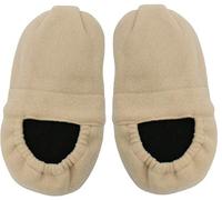 Rammento Pantoufles chauffantes pour micro-ondes Unisexe Beige