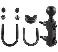 Ram Mounts Motorcycle Combination Base With 1´´ Ball Base Mount Noir Handlebar or Brake / Clutch Reservoir