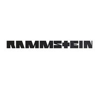 Rammstein Autocollant Autoaufkleber Rammstein 99cm, Produit Officiel du Groupe