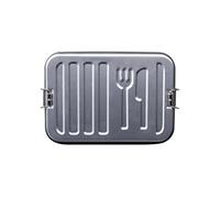 Rammstein Boîte à déjeuner métallique Lunchbox "Denn du bist was du isst", produit officiel du groupe