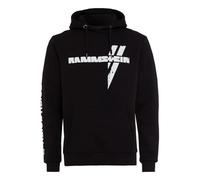 Rammstein Sweat à Capuche Kapuzenpullover Weißes Kreuz, XXL, Produit Officiel du Groupe