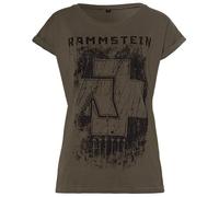 Rammstein T-Shirt pour Femmes Frauenshirt Sechs Herzen, S, Produit Officiel du Groupe