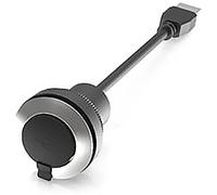 RAMO 30 F, USB, taille ronde, anneau avant en acier inoxydable, USB 3.0 type A avec câble 55 cm Adaptateur/prolongateur RAMO 30 F 1.11.099.002/0010 RAFI