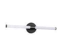 Eglo LED applique miroir Ramola, lampe salle de bain, métal noir et